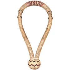 Rawhide 7/8 Inch 12 Plait Flexible Core Show Bosal Hackamore Nose and Heel Color