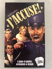 *** J'ACCUSE - Excellent card game Smirk & dagger games