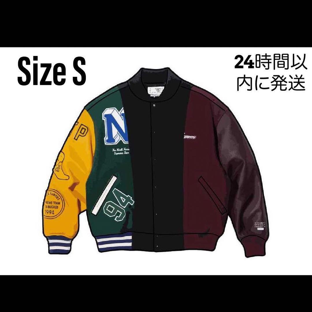 Supreme x MM6 Maison Margiela Split Varsity Jacket Supreme x MM6 Maison Margiela Split Varsity Jacket