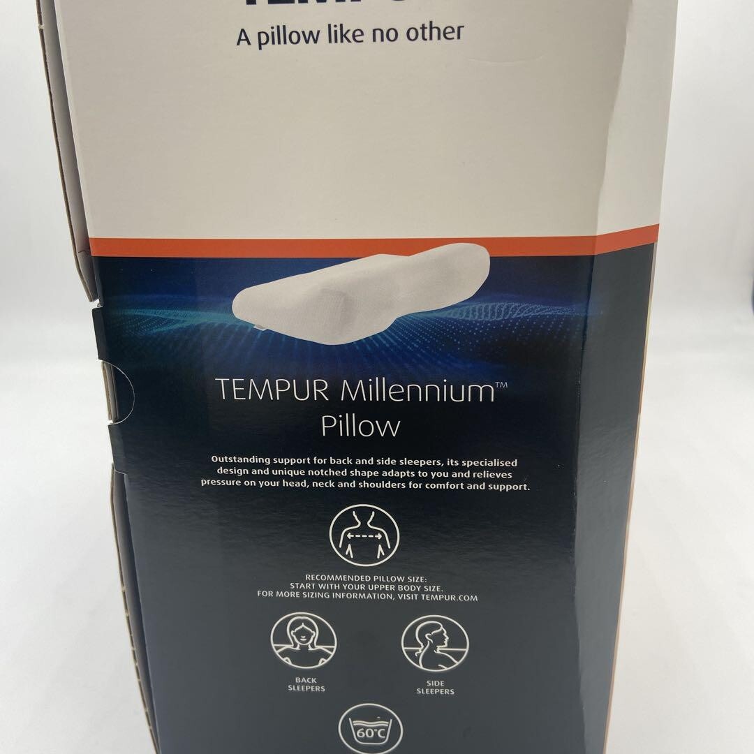 TEMPUR Millennium Neck Pillow Genuine Memory Foam Small 54x32x9.5