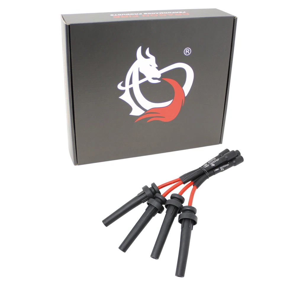 Cables DRAGON FIRE para 01-10 Chrysler Dodge PT Cruiser Sebring Neon Stratus 2,4 L Foto 2 de 4