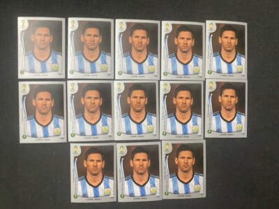メッシ　C・ロナウド　panini 2014 BRASIL worldcup MESSI # 430 & CRISTIANO RONALDO # 523 RARE PANINI WORLD CUP BRASIL