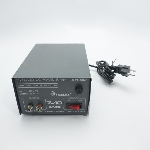 Samlex RPS1207 7-10Amp Regulated DC Power Supply 13.8V