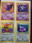 Dragonite Gengar Haunter Ditto Fossil Set Pokemon Card Base Jungle WOTC NM + ?