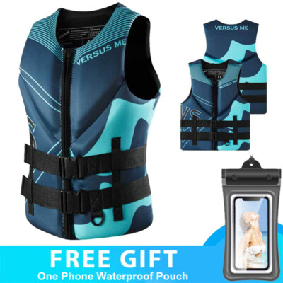 Life Jackets For Adult Big Buoyancy Neoprene Life Vest Kayak Jet
