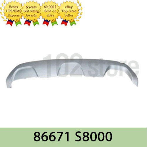 OEM Genuine 86671S8000 Skid Plate Rear Bumper for Hyundai Palisade 2020