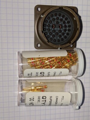 ITT CANNON KPSE02E26-39P RECEPTACLE 37 X PIN 030-9036-021 / 2 X PIN 030-9032-030