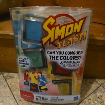 Simon Flash elektronisches Spiel von Hasbro.  Voll funktionsfähig - OVP.
