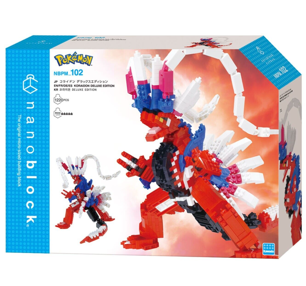 Pokemon Nanoblock Koraidon Deluxe Edition 1220 pcs NEW Japan
