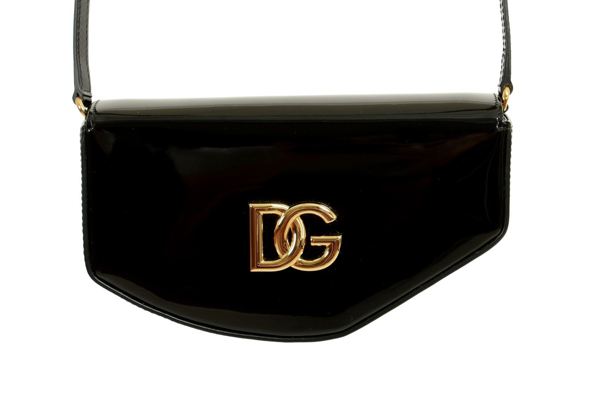 Dolce & Gabbana Women's Black 100% Patent Leather Logo