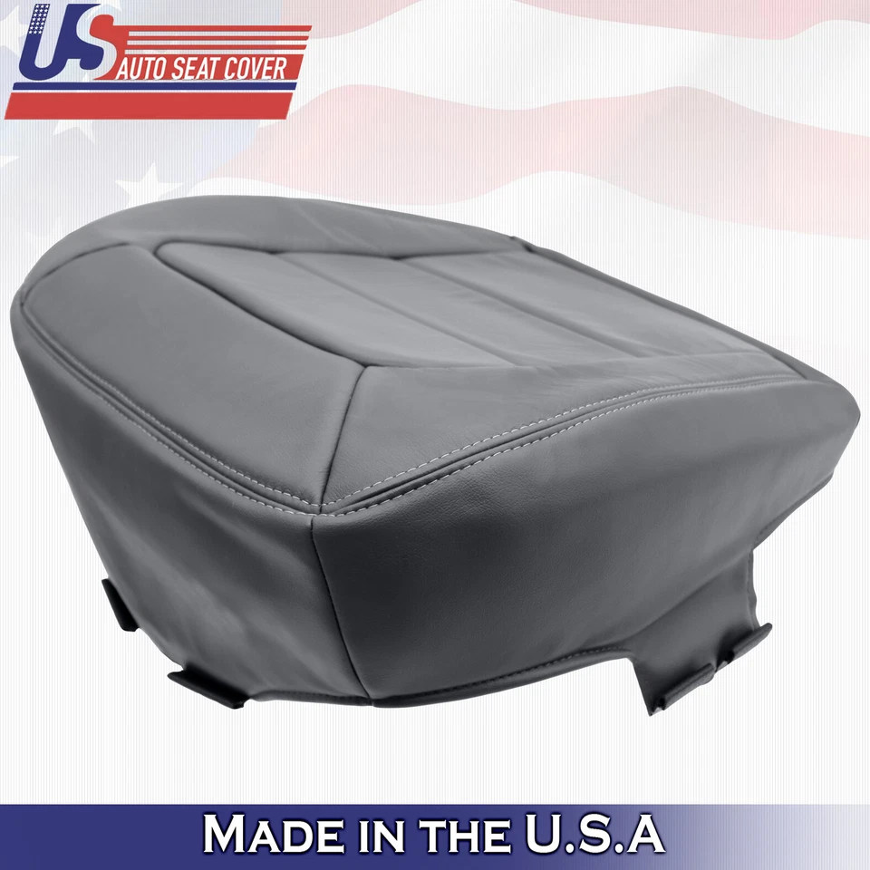 Ford Explorer Sport Trac 2001 2002 2003 parte inferior del pasajero cubierta de asiento de cuero gris Foto 4 de 4