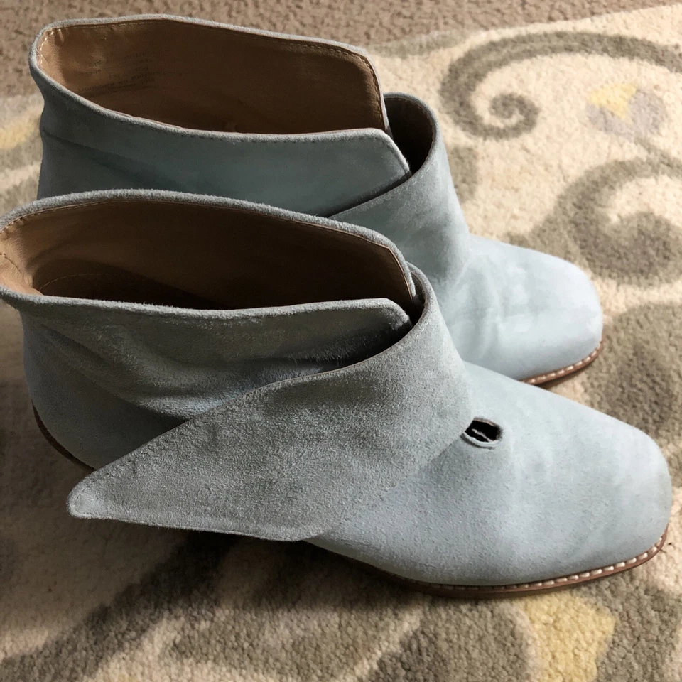 shellys london Blue Suede Boots Size 8.5 - Image 4 of 4