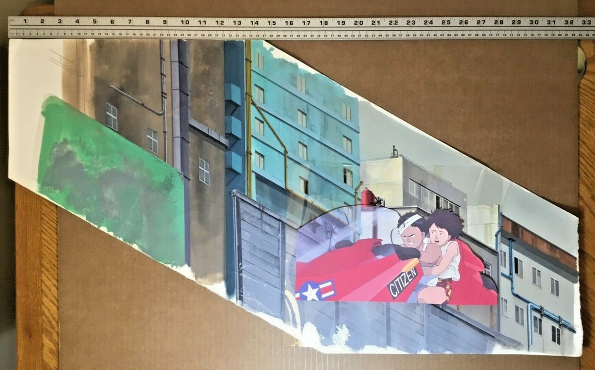 Akira 1988 アキラ PAN Production Background art cel Karori Tetsuo