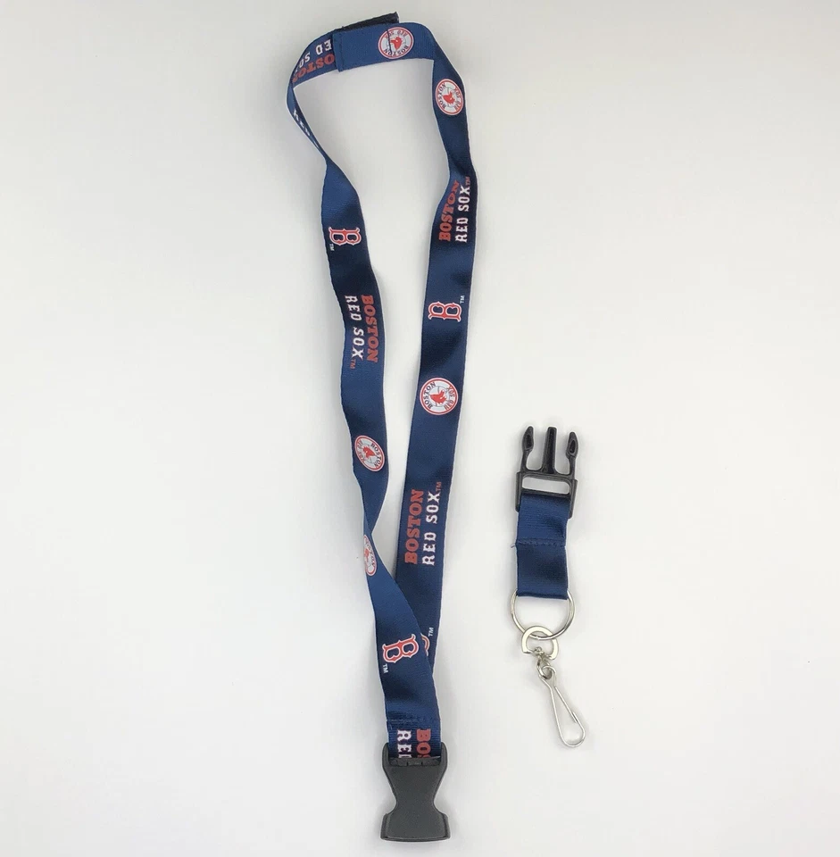 Boston Red Sox MLB Lanyard Detachable Keychain Blue 2007 PSG/MLBP - Image 2 of 4