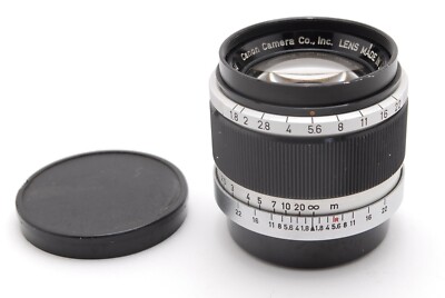 EXC+4 Canon CANON LENS 50mm f/1.8 L39 LTM, Front Cap, Rear Cap