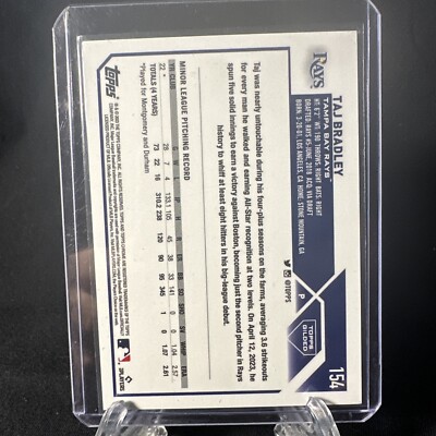 2023 Topps Chrome Gilded Collection Taj Bradley Cast In Gold