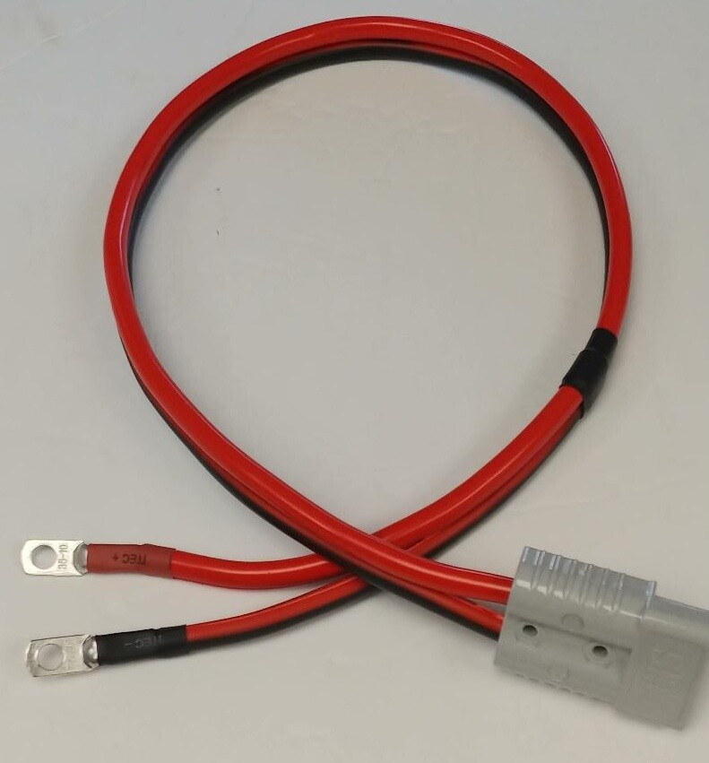 ITEC Quick 175 PRO Battery Cable Assembly - Heavy Duty 2 Gauge AWG With Gray Lug 8 thumbnail image