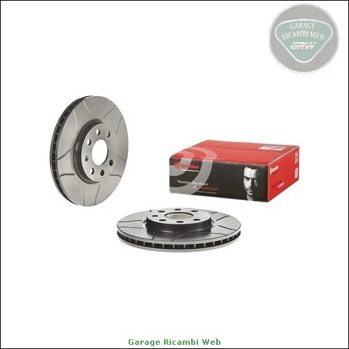 09.8601.75 Kit Coppia dischi freno Brembo Baffati Max Anteriore per OPEL MERIVA - Immagine 3 di 4