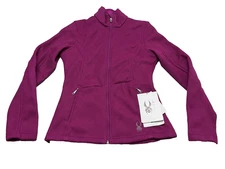 Spyder Endure Full Zip Core Sweater Jacket Women's Medium Pink Mid-Weight NWT