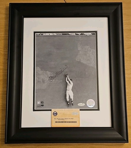 Stan Musial Signed 8 X 10 Framed & Matted St Louis Cardinals MVP Steiner COA
