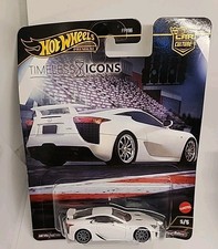 Hot Wheels 2025 Premium Car Culture Timeless Icons Lexus Lfa White 55 New Hot Wheels 2025 Premium Car Culture Timeless Icons Lexus Lfa White 55 New