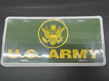 US Army Aluminum License Plate Made in USA New