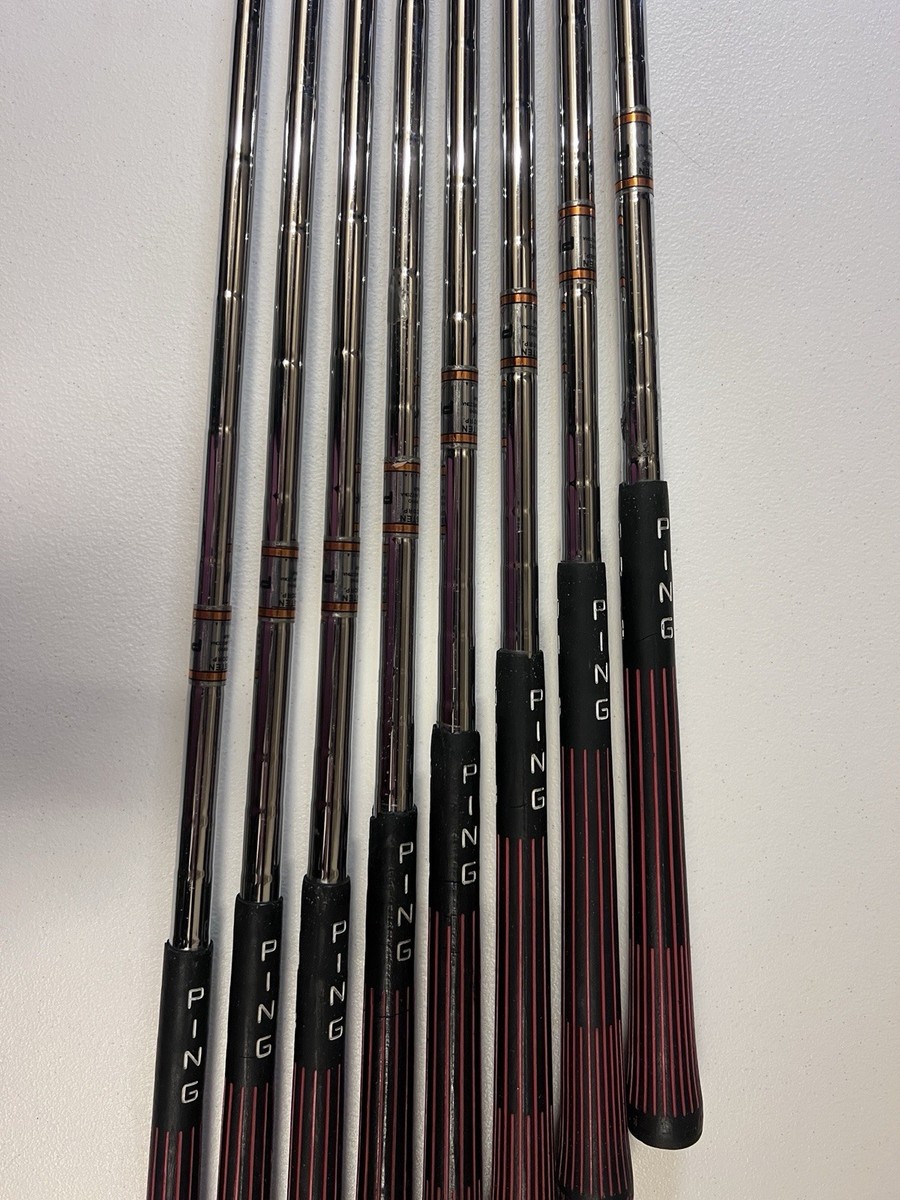 Ping Zing Orange Dot Karsten Iron Set 3-PW Steel RH KT-M Stiff | eBay