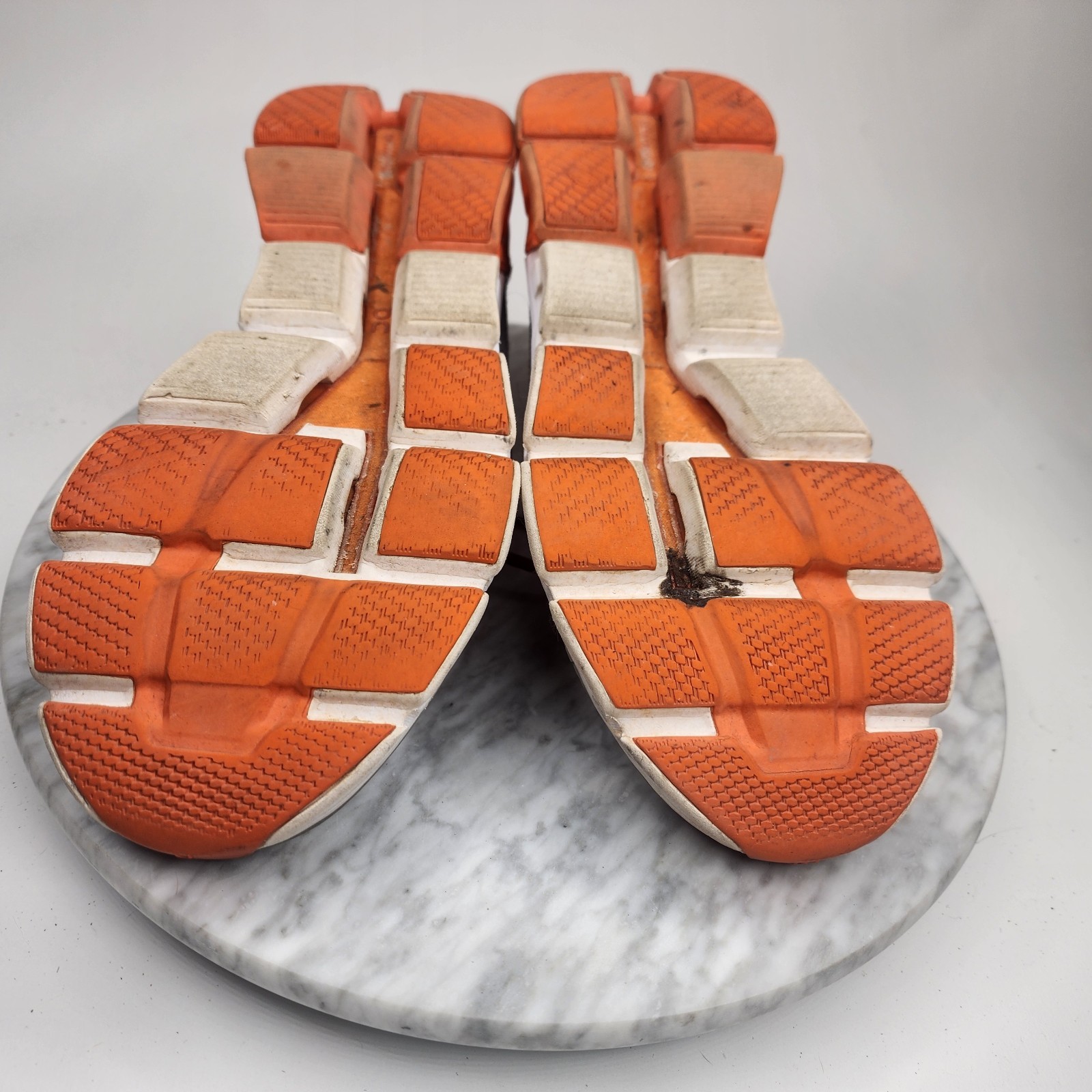 On Cloud CloudFlyer Grey Orange Running Comfort A… - image 9