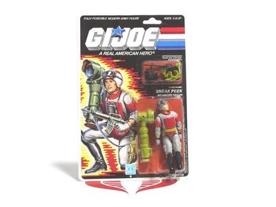 GI Joe Action Figure SNEAK PEEK MOC 1987 w Case Original SEALED 