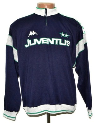 JUVENTUS 1986/1988 TRAINING FOOTBALL ZIP SWEAT TOP KAPPA SIZE M ADULT