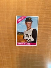 1966 TOPPS BASEBALL #344 STEVE BLASS!! $1 SHIPPING!!