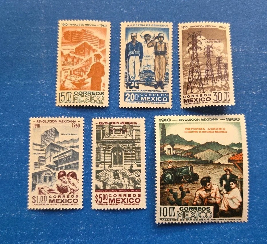 Mexico Stamps, Scott 913-918 MNH