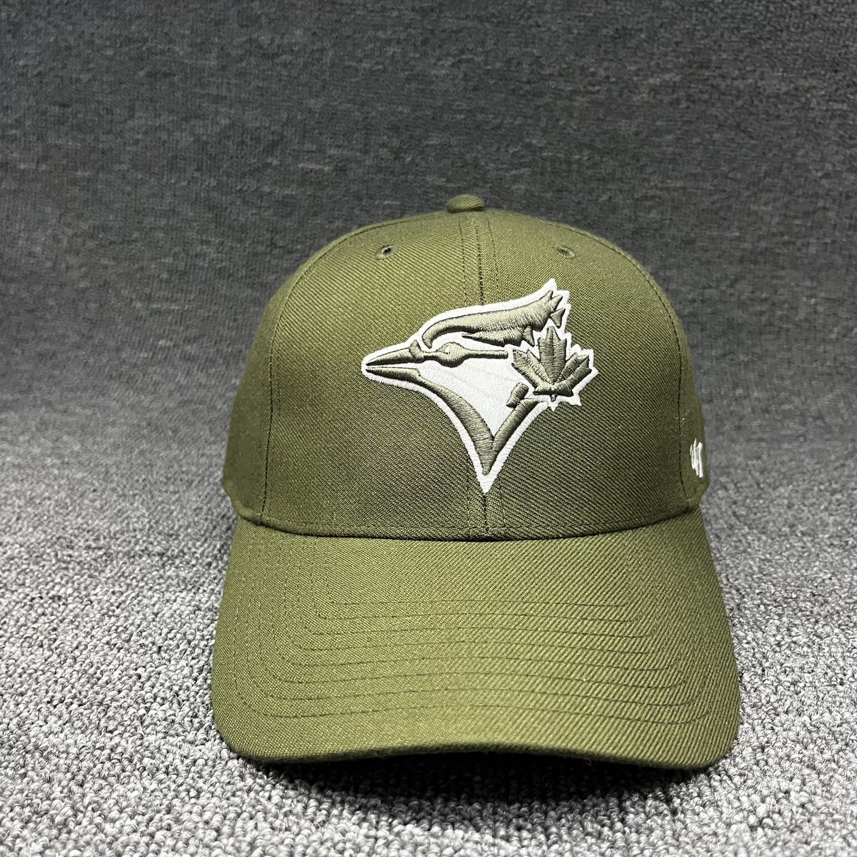 Toronto Blue Jays '47 Clean Up Hat Olive Green Adjustable MLB Baseball Cap New