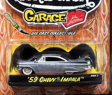Jada 59 1959 Chevy Impala Von Dutch Garage Lowrider Chevrolet Collectibl Car Raw