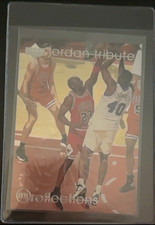 Jordan Tribute MJ Reflections Michael Jordan Chicago Bulls Basketball Card