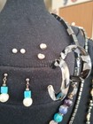 Lot Of 10 Hematite Natural Stone Black Accent Mixed Jewelry Genuine Rice Pearls — photo 6