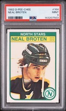1982 O-PEE-CHEE #164 NEAL BROTEN PSA 9