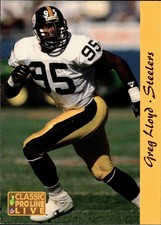 Greg Lloyd #230 1993 Pro Line Live Pittsburgh Steelers