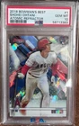 2018 BOWMAN'S BEST ATOMIC REFRACTOR #1 SHOHEI OHTANI ROOKIE RC PSA 10