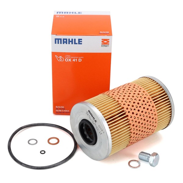 Mahle ÖLfilter + Schraube FüR BMW 5Er E12 E28 E34 6Er E24 7Er E23 E32 M30 S38-image