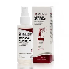 Skinister Medical Adhesive Spray | Silicone Skin Glue for Ostomy Bags, Breast...