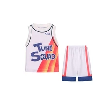 Boy's Basketball Jerseys New Legacy Movie Cartoon T-Shirts and Shorts Outfits...