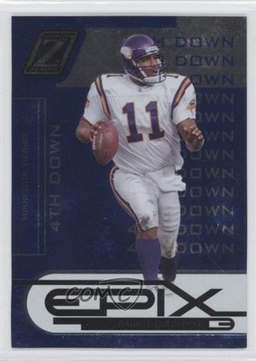 2005 Donruss Zenith Epix 4th Down Blue 14/150 Daunte Culpepper #E-16 0a1