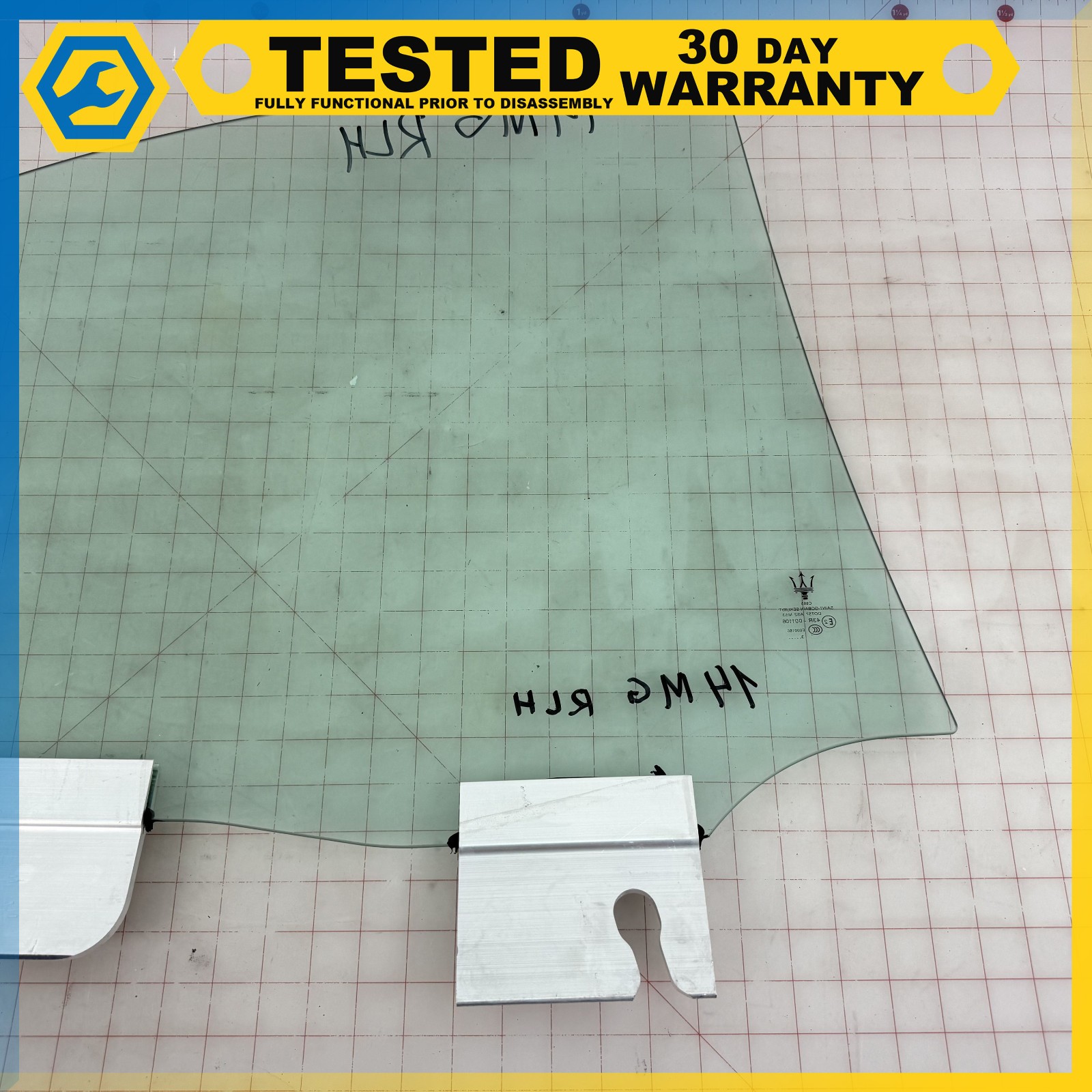 Maserati Ghibli 2014-2017 REAR+LEFT Door glass