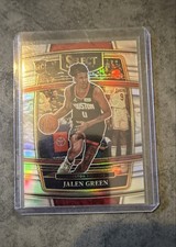 2021-22 Panini Select - Sparks Jalen Green #SP-JGR Silver Prizm (MEM, RC)