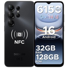 DOOGEE Note56X Pro Handy Ohne Vertrag Android16 Gemimi AI 6150mAh 32GB+128GB NFC