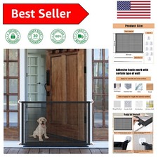 Easy-Install Magic Mesh Dog Gate, 50" x 30" - Perfect for Indoor  Outdoor Use