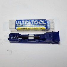 Ultra Tool Micro End Mill 0.025 in 4 Flute 1/8" Shank 1/8" DOC 1-1/2in OAL New