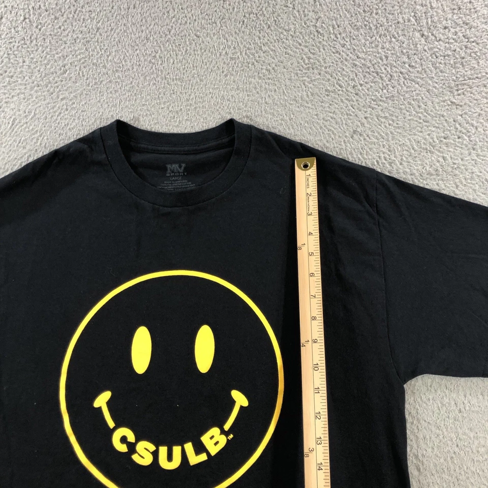 Csulb T Shirt Men’s L Black College University Long Beach - Image 4 of 4