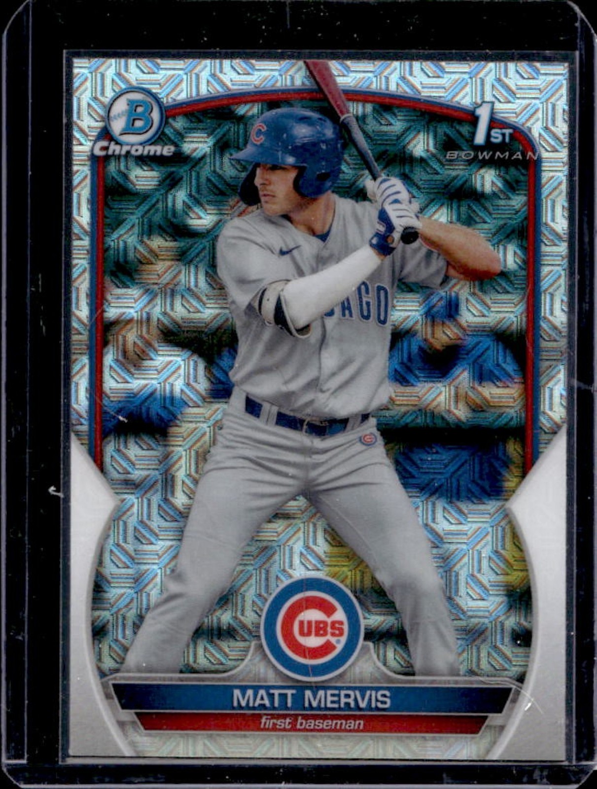 2023 Bowman Mega Box Matt Mervis 1st Prospect Refractor #BCP-74 Cubs